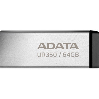 ADATA 64GB UR350 USB 3.2 Gen 1 pendrive BOX ezüst-fekete