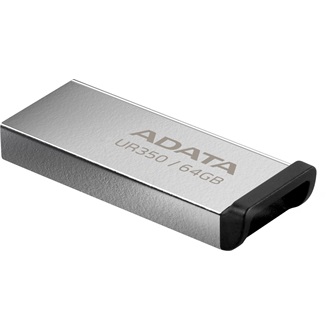 ADATA 64GB UR350 USB 3.2 Gen 1 pendrive BOX ezüst-fekete