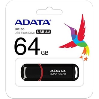 ADATA 64GB UV150 USB 3.2 Gen 1 pendrive BOX fekete