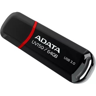 ADATA 64GB UV150 USB 3.2 Gen 1 pendrive BOX fekete