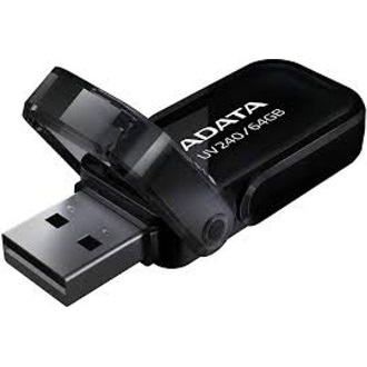 ADATA 64GB UV240 USB-A 2.0 pendrive BOX fekete