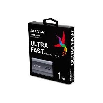 ADATA Elite SE880 1TB USB-C 3.2 Gen2×2 M.2 2280 külső SSD szürke (Titanium Gray)