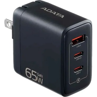 ADATA GaN 65W univerzális hálózati töltő adapter fekete