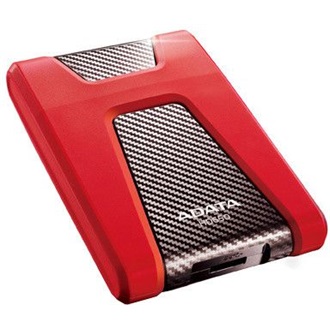 ADATA HD650 1TB 5400rpm 8MB USB-A 3.2 Gen1 2,5" vízálló ütésálló külső HDD piros