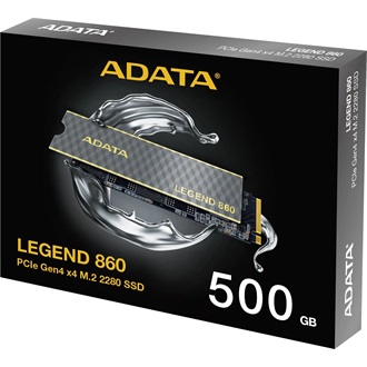 ADATA Legend 860 500GB PCIe x4 (4.0) M.2 2280 SSD szürke