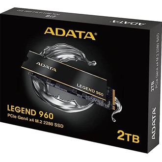 ADATA Legend 960 2TB PCIe x4 (4.0) M.2 2280 SSD fekete