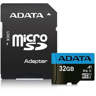 ADATA Premier 32GB MicroSDHC UHS-I Class 10 with Adapte Up To 85MB/s