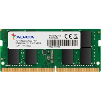 ADATA Premier 8GB 3200MT/s DDR4 - SODIMM memória CL22 zöld OEM