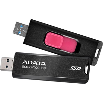 ADATA SC610 1TB USB3.2 Gen2 A M.2 2280 külső SSD fekete-piros