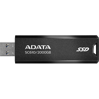 ADATA SC610 2TB USB3.2 Gen2 A M.2 2280 külső SSD fekete-piros