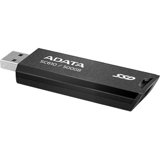 ADATA SC610 500GB USB3.2 Gen2 A M.2 2280 külső SSD fekete-piros