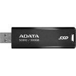 ADATA SC610 500GB USB3.2 Gen2 A M.2 2280 külső SSD fekete-piros