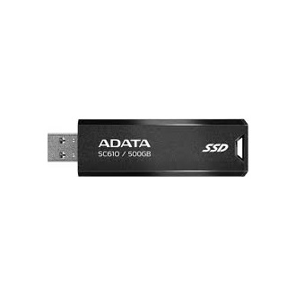 ADATA SC610 500GB USB3.2 Gen2 A M.2 2280 külső SSD fekete-piros