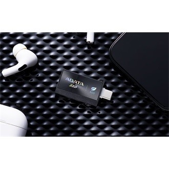 ADATA SC730 1TB USB-A/C 3.2 Gen2 külső SSD fekete