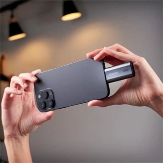 ADATA SC750 500GB USB-C 3.2 Gen2 külső SSD szürke-fekete