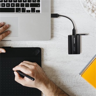 ADATA SD810 1TB USB3.2 Gen2×2 C vízálló ütésálló külső SSD fekete