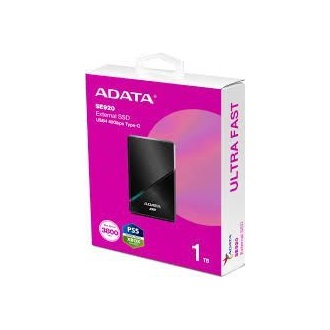 ADATA SE920 Elite 1TB USB4 2,5" SSD fekete