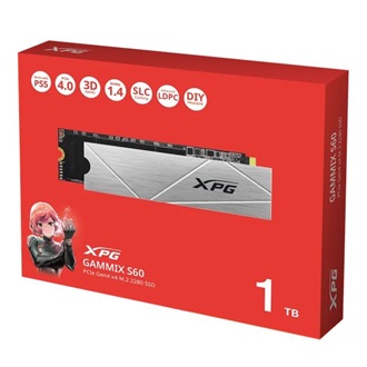 ADATA XPG GAMMIX S60 Blade 1TB PCIe x4 (4.0) M.2 2280 SSD ezüst