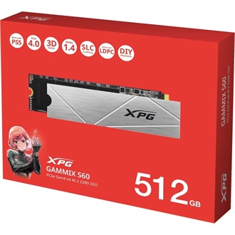 ADATA XPG GAMMIX S60 Blade 512GB PCIe x4 (4.0) M.2 2280 SSD ezüst