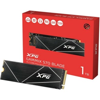 ADATA XPG GAMMIX S70 Blade 1TB PCIe x4 (4.0) M.2 2280 SSD fekete