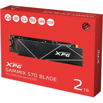 ADATA XPG GAMMIX S70 Blade 2TB PCIe x4 (4.0) M.2 2280 SSD fekete