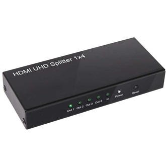 ADA Club3D HDMI 2.0 4K60Hz UHD Splitter 4 Ports