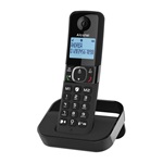 ALCATEL F860 telefon készülék (vezeték nélküli, kijelző, DECT) FEKETE