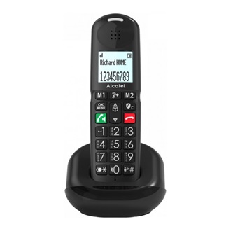 ALCATEL XL685 telefon készülék (vezeték nélküli, kijelző, DECT) FEKETE