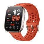 AMAZFIT Bip 6 okosóra (aktivitásmérő, szilikon szíj, BioTracker, GPS, IP68 vízálló) PIROS