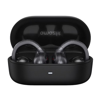 AMAZFIT UP bluetooth fülhallgató SZTEREO (v5.3, TWS, fülre akasztható, mikrofon, zajszűrő, IPX4 + töltőtok) FEKETE