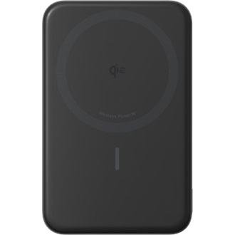 ANKER MagGo powerbank Type-C aljzat (10000mAh, 15W, gyorstöltő, mágneses, wireless, kitámasztó, LED kijelző) FEKETE