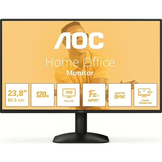 AOC 24B31H 23.8" IPS LED monitor fekete 120Hz