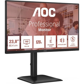 AOC 24E4CV 23.8" IPS LED monitor fekete 120Hz