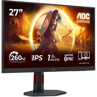 AOC 27G4ZR 27" IPS LED gaming monitor fekete-piros 260Hz G-Sync