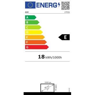 AOC 27P2Q 27" IPS LED monitor