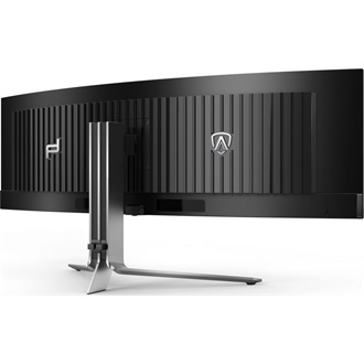 AOC PD49 49" ívelt Quantum Dot OLED gaming monitor ezüst-fekete 240Hz