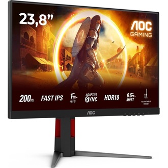AOC Agon 24G4HA 23.8" IPS LED gaming monitor fekete 200Hz G-Sync