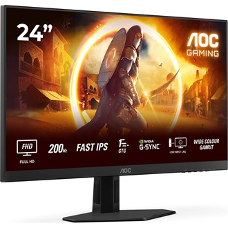 AOC Agon 24G4HRE 23.8" IPS LED gaming monitor fekete 200Hz G-Sync