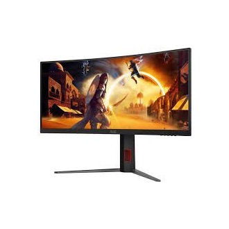 AOC Agon CU34G4 34" ívelt VA LED gaming monitor fekete-piros 180Hz FreeSync Premium