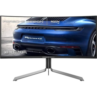 AOC Agon Pro PD34 34" ívelt Quantum Dot OLED gaming monitor fekete-ezüst 240Hz