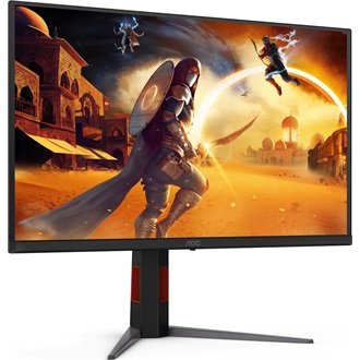 AOC Agon Q27G4ZD 26.5" Quantum Dot OLED gaming monitor fekete-piros 280Hz G-Sync