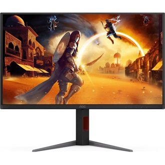 AOC Agon Q27G4ZD 26.5" Quantum Dot OLED gaming monitor fekete-piros 280Hz G-Sync