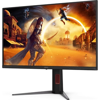 AOC Agon Q27G4ZD 26.5" Quantum Dot OLED gaming monitor fekete-piros 280Hz G-Sync