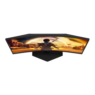 AOC C27G42E 27" ívelt VA LED gaming monitor fekete-piros 180Hz