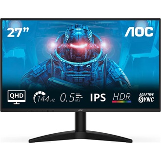 AOC Q27B36X 27" IPS LED monitor fekete 144Hz