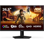 AOC Q27G41ZDF 26.5" Quantum Dot OLED gaming monitor fekete 240Hz FreeSync