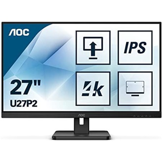 AOC U27P2 27" IPS LED monitor fekete