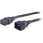 APC AP9877 C20 -> C19 F/M tápkábel 2m fekete 20A