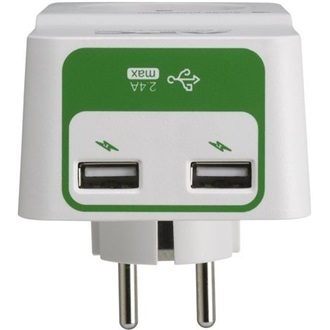APC PM1WU2-GR SURGE PROTECTOR túlfeszültségvédő 2 USB csatlakozóval