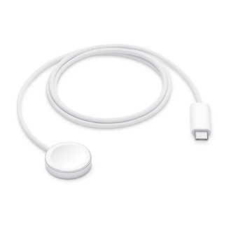 APPLE asztali töltő (Type-C, wireless, gyorstöltő, 100cm, textil, MT0H3ZM/A utód, Apple Watch töltő) FEHÉR